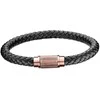 Tommy Hilfiger Madinga juoda odinė apyrankė „Casual Core 2700999“