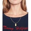 Tommy Hilfiger Moteriški paauksuoto plieno karoliai su kristalais šuns žyma 2780862