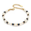 Troli Beaded bracelet with synthetic pearls Gold