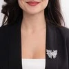 Troli Blizganti drugelio sagė sidabrinė