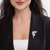 Troli Blizganti juostelės formos sagė sidabrinė