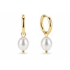 Troli Charming auksinis-plated earrings with synthetic pearls 2in1 VAAXF340G