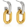 Troli Charming bicolor dangle earrings VJDE2410009-PS