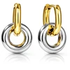 Troli Charming bicolor earrings 2in1 VJDE0108012-PS
