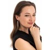 Troli Žavūs bronziniai ilgi auskarai