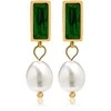 Troli Charming auksinis plated earrings with genuine baroque pearls VAAXF372G