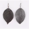 Troli Copper earrings Laurel leaves with a bow tie Laurel