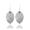Troli Copper earrings Laurel leaves with a bow tie Laurel