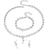 Troli Dazzling crystal jewelry set (pakabukas, bracelet, earrings)