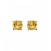 Kalace Fine auksinis-plated earrings with citrine stones PO/SE10230C