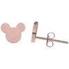Troli Dizaino rožinio aukso auskarai Mickey Mouse