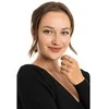 Troli Išskirtinis paauksuotas lanko žiedas VABRAR001G