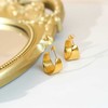 Troli Elegantiški plieniniai auskarai su lanku VAAJDE201527S