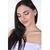 Troli Glittering steel earrings rings