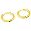 Troli Gold-plated hoop earrings KS-156