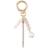 Troli Gold-plated pendant with crystals and synthetic pearls