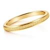 Troli Gold-plated steel glitter ring