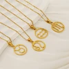 Troli Gold-plated steel pakabukas Capricorn (chain, pendant)
