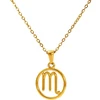 Troli Gold-plated steel pakabukas Scorpio (chain, pendant)