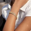 Troli Luxurious auksinis-plated bracelet with zircons Gold