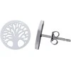 Troli Matching steel earrings Tree of Life