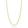 Troli Men's auksinis-plated steel Figaro pakabukas