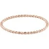 Troli Minimalist auksinis-plated Rose Gold ring