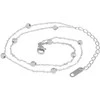 Troli Modern steel leg chain Globe Sidabrinis