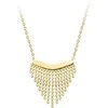Troli Modernus plieno karoliai su Chains Gold ornamentu