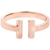 Troli Open pink auksinis-plated steel ring