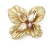 Troli Originali sagė su geltonais kristalais „Flower Gold“