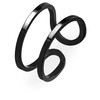Troli Original juodas steel open ring