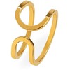 Troli Original juodas steel open ring