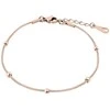Troli Rose auksinis-plated anklet with Hadek balls