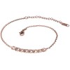 Troli Rožinė gilded leg bracelet