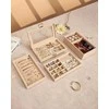 Troli rusvai gelsvas jewelry organizer