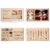 Troli rusvai gelsvas jewelry organizer