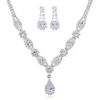 Troli Set of elegant jewelry with crystals (pakabukas, earrings)