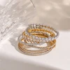 Troli Shiny adjustable bracelet made of auksinis steel