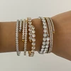 Troli Shiny adjustable bracelet made of sidabrinis steel