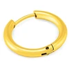 Troli Single auksinis-plated hoop earring made of steel