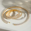 Troli Solid auksinis-plated pakabukas with clear zircons Gold