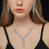 Troli Sparkling jewelry set with crystals (pakabukas, bracelet, earrings)