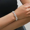 Troli Sparkling jewelry set with crystals (pakabukas, bracelet, earrings)