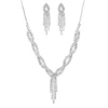 Troli Sparkling jewelry set with crystals (pakabukas, bracelet, earrings)