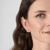 Troli Subtilus auskaras su fuksijos kristalais