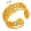 Troli Timeless auksinis-plated steel ring