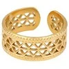 Troli Timeless auksinis-plated steel ring