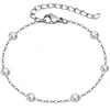 Troli Timeless steel bracelet with zircons