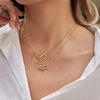 Troli Timeless women's pakabukas with zircons Gold